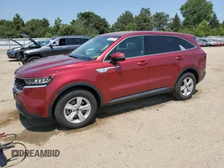 2021 Kia Sorento LX with VIN 5XYRG4LC0MG005702, listed as a Copart auction lot 60297915 with 28,998 mi miles and Salvage title. Bid and sale history available at DreamBid. Image 1.