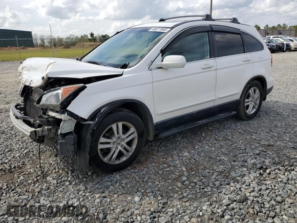 2011 Honda CR-V EX-L with VIN 5J6RE3H7XBL022241, listed as a Copart auction lot 49377955 with 140,670 mi miles and Salvage Title. Bid and sale history available at carsss.com. Image 1.
