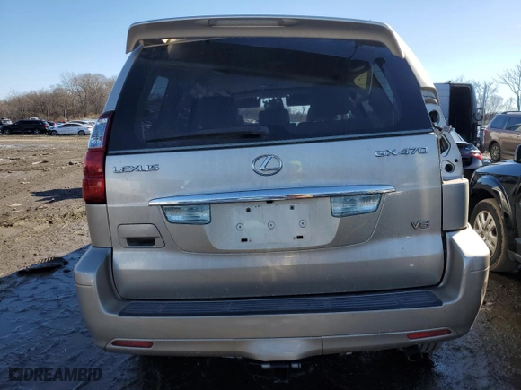 2009 Lexus GX 470 with VIN JTJBT20X290175661, listed as a Copart auction lot 43202445 with 144,276 mi miles and Salvage Title. Bid and sale history available at carsss.com. Image 6.