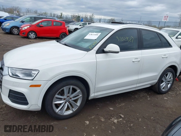 2017 Audi Q3 Premium with VIN WA1ECCFS7HR014647, listed as a IAAI auction lot 42023588 with 211,948 mi miles. Bid and sale history available at carsss.com. Image 14.