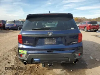 2023 Honda Passport EX-L with VIN 5FNYF8H5XPB033406, listed as a Copart auction lot 78455204 with 36,414 mi miles and Salvage title. Bid and sale history available at DreamBid. Image 6.