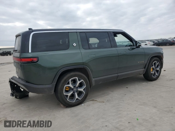 2024 Rivian R1S Adventure with VIN 7PDSGABA6RN041211, listed as a Copart auction lot 87167654 with Not Provided miles and Salvage Title. Bid and sale history available at carsss.com. Image 3.