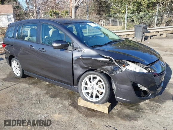 2014 Mazda 5 Touring with VIN JM1CW2CL3E0169367, listed as a IAAI auction lot 41673896 with 137,244 mi miles. Bid and sale history available at carsss.com. Image 1.