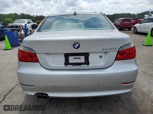 2009 BMW 5 Series 528i with VIN WBANU53599C119141, listed as a Copart auction lot 53888465 with 203,859 mi miles and Clean Title. Bid and sale history available at carsss.com. Image 6.