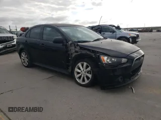 2013 Mitsubishi Lancer GT with VIN JA32U8FW8DU006424, listed as a Copart auction lot 44709515 with 127,900 mi miles and Salvage Title. Bid and sale history available at carsss.com. Image 4.