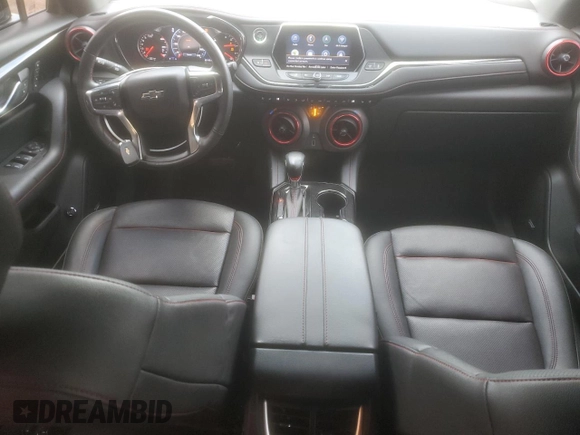 2021 Chevrolet Blazer RS с VIN 3GNKBERS9MS571402, выставлен на аукционе Copart как лот 56555465 с пробегом 82 115 миль миль и Списание • Salvage title. История ставок и продаж доступна на DreamBid. Изображение 8.