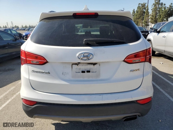 2015 Hyundai Santa Fe Sport with VIN 5XYZU3LB3FG254864, listed as a Copart auction lot 52762365 with 107,418 mi miles and Salvage Title. Bid and sale history available at carsss.com. Image 6.