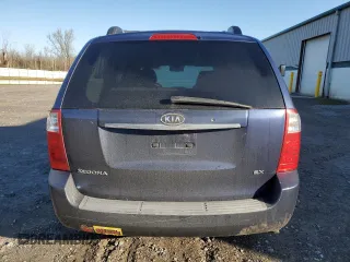 2008 Kia Sedona EX with VIN KNDMB233X86264378, listed as a Copart auction lot 53516065 with 173,915 mi miles and Salvage Title. Bid and sale history available at carsss.com. Image 6.