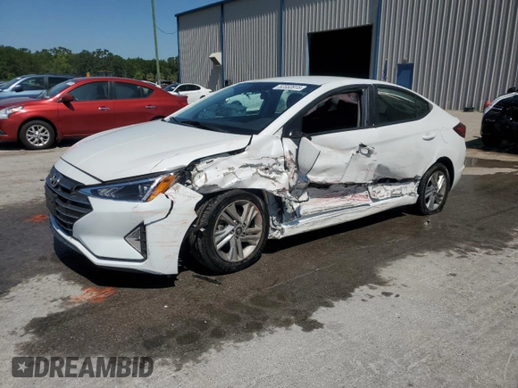 2020 Hyundai Elantra SEL with VIN 5NPD84LF7LH574989, listed as a Copart auction lot 52553915 with 81,836 mi miles and Non Repairable. Bid and sale history available at DreamBid. Image 1.