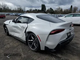 2020 Toyota Supra 3.0 with VIN WZ1DB4C06LW032176, listed as a Copart auction lot 49458085 with Not provided miles and Salvage title. Bid and sale history available at DreamBid. Image 2.