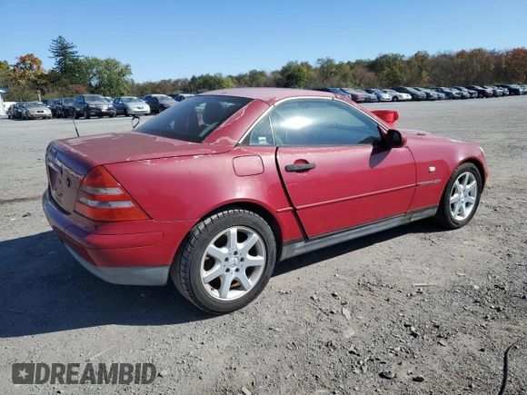 1998 Mercedes-Benz SLK 230/320 with VIN WDBKK47F6WF064407, listed as a Copart auction lot 76176654 with 74,421 mi miles and Clean Title. Bid and sale history available at DreamBid. Image 3.