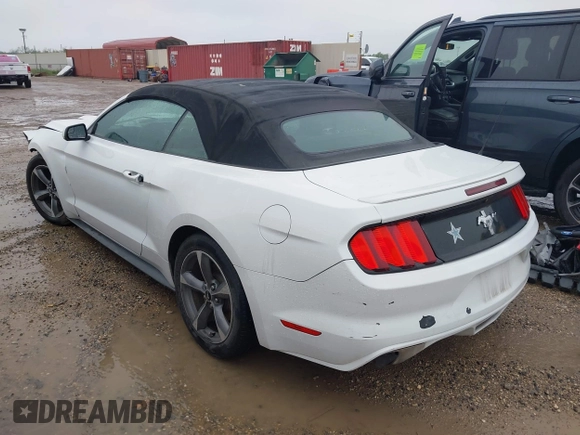 2015 Ford Mustang V6 with VIN 1FATP8EM9F5383523, listed as a IAAI auction lot 41892378 with 111,681 mi miles and . Bid and sale history available at DreamBid. Image 3.