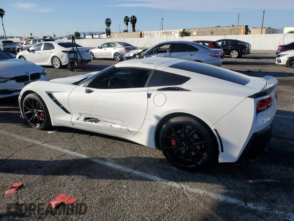 2017 Chevrolet Corvette 1LT with VIN 1G1YB2D79H5104395, listed as a Copart auction lot 45605385 with 41,792 mi miles and Salvage Title. Bid and sale history available at carsss.com. Image 2.