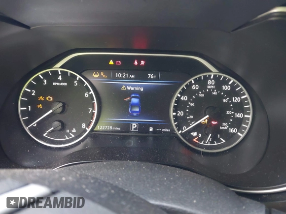 2020 Nissan Maxima SV with VIN 1N4AA6CV1LC377182, listed as a IAAI auction lot 41912923 with 122,728 mi miles and . Bid and sale history available at DreamBid. Image 7.