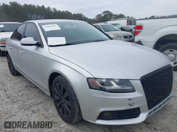 2012 Audi A4 2.0T Premium with VIN WAUAFAFL0CN001244, listed as a IAAI auction lot 41409690 with 133,371 mi miles. Bid and sale history available at carsss.com. Image 1.