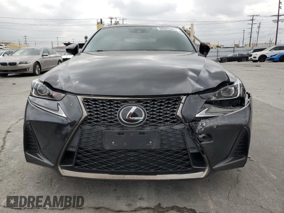 2019 Lexus IS 300 with VIN JTHBA1D25K5087678, listed as a Copart auction lot 50942805 with 60,491 mi miles and Salvage title. Bid and sale history available at DreamBid. Image 5.
