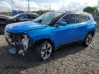 2018 Jeep Compass Limited with VIN 3C4NJCCB9JT405635, listed as a Copart auction lot 56170095 with 57,374 mi miles and Clean title. Bid and sale history available at DreamBid. Image 1.