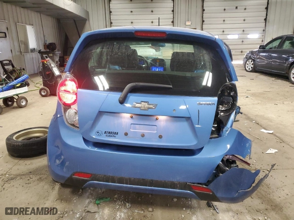 2014 Chevrolet Spark LS with VIN KL8CB6S9XEC414441, listed as a Copart auction lot 50642195 with 77,769 mi miles and Non Repairable. Bid and sale history available at carsss.com. Image 6.