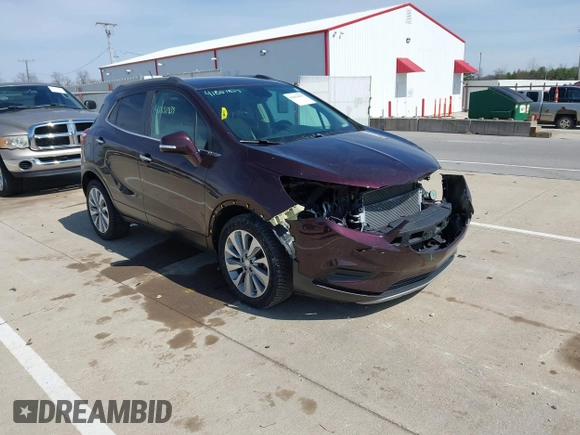 2018 Buick Encore Preferred with VIN KL4CJASB7JB572715, listed as a IAAI auction lot 41851839 with 97,797 mi miles and . Bid and sale history available at DreamBid. Image 1.