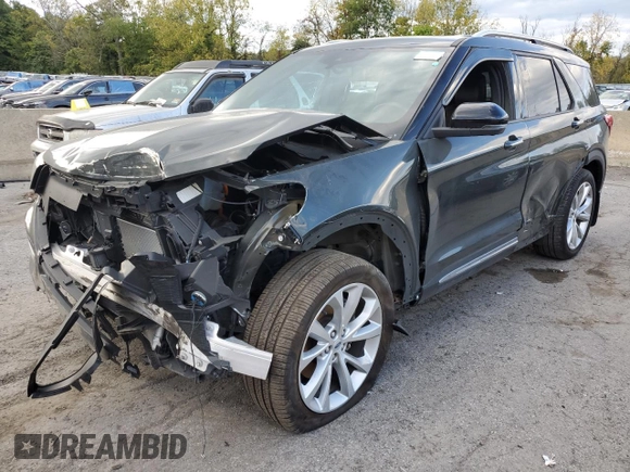 2022 Ford Explorer Platinum with VIN 1FM5K8HW9NNA08336, listed as a Copart auction lot 73702754 with 14,810 mi miles and Clean Title. Bid and sale history available at carsss.com. Image 1.