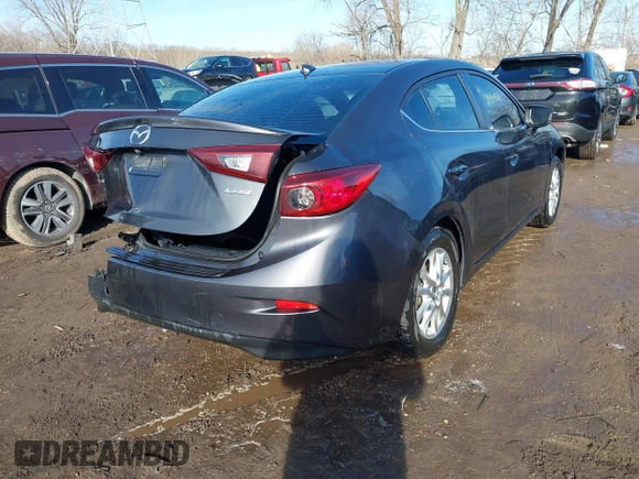 2015 Mazda 3 i Grand Touring with VIN 3MZBM1W72FM161332, listed as a IAAI auction lot 41491976 with 221,542 mi miles and . Bid and sale history available at DreamBid. Image 4.