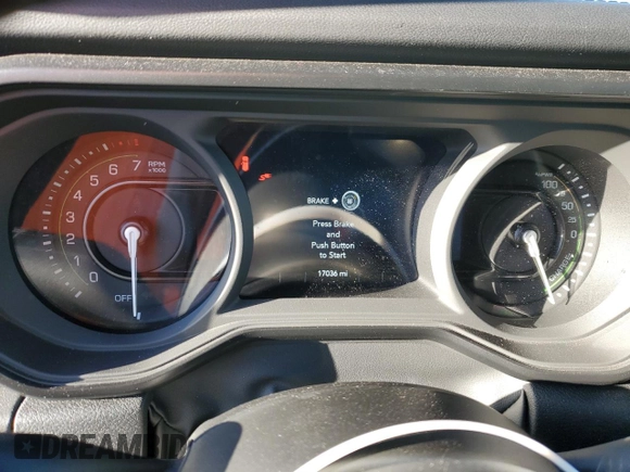 2024 Jeep Wrangler Sahara z VIN 1C4RJXP68RW128360, wystawiony jako Copart lot #84001304 z przebiegiem 17 036 mil mil oraz Szkoda całkowita • Salvage title. Historia ofert i sprzedaży dostępna na DreamBid. Obrazek 9.