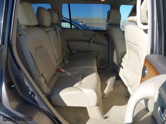 2014 Infiniti QX80 with VIN JN8AZ2ND7E9750777, listed as a IAAI auction lot 41336719 with 121,427 mi miles. Bid and sale history available at carsss.com. Image 8.