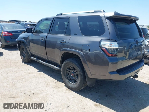 2020 Toyota 4Runner SR5 with VIN JTEZU5JR4L5226079, listed as a IAAI auction lot 42087965 with 48,219 mi miles and . Bid and sale history available at DreamBid. Image 3.