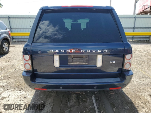 2011 Land Rover Range Rover HSE Lux with VIN SALMF1D41BA343179, listed as a Copart auction lot 62464155 with 170,248 mi miles and Salvage title. Bid and sale history available at DreamBid. Image 6.