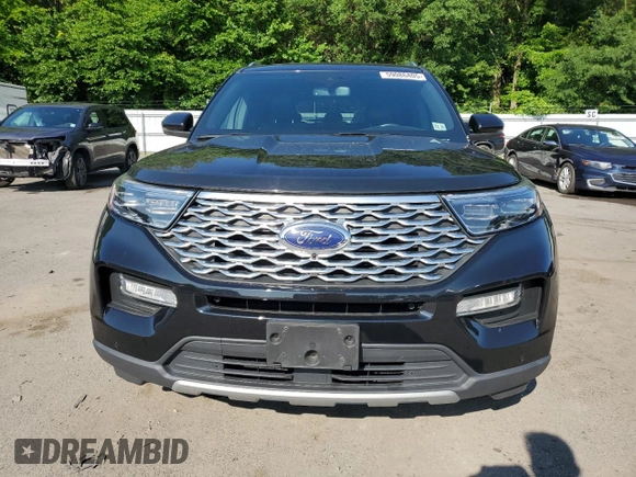 2020 Ford Explorer Platinum z VIN 1FM5K8HC0LGA47145, wystawiony jako Copart lot #59086405 z przebiegiem 79 252 mil mil oraz Szkoda całkowita • Salvage title. Historia ofert i sprzedaży dostępna na DreamBid. Obrazek 5.
