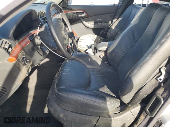 2003 Mercedes-Benz S-Class 4.3L with VIN WDBNG83J03A383925, listed as a Copart auction lot 78554844 with 0 mi miles and Salvage Title. Bid and sale history available at carsss.com. Image 7.