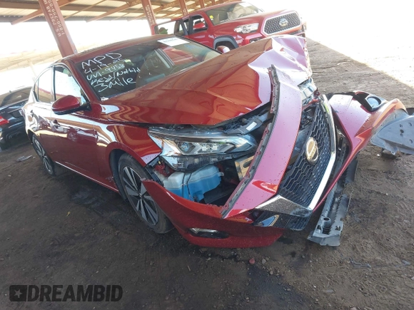 2020 Nissan Altima SV with VIN 1N4BL4DV4LN319458, listed as a IAAI auction lot 42160543 with 62,307 mi miles and . Bid and sale history available at DreamBid. Image 1.