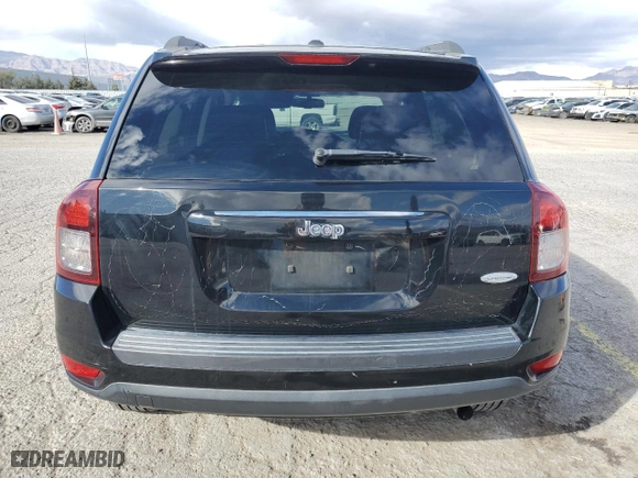 2014 Jeep Compass Latitude with VIN 1C4NJCEB7ED632136, listed as a Copart auction lot 47590205 with 109,883 mi miles and Salvage Title. Bid and sale history available at carsss.com. Image 6.