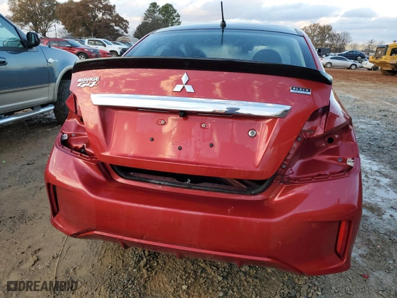 2023 Mitsubishi Mirage G4 ES with VIN ML32FUFJ9PHF05857, listed as a Copart auction lot 84169364 with 14,248 mi miles and Salvage Title. Bid and sale history available at carsss.com. Image 6.