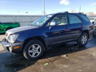 2003 Lexus RX 300 with VIN JTJHF10U530304422, listed as a Copart auction lot 42727575 with 201,526 mi miles and Salvage Title. Bid and sale history available at carsss.com. Image 1.