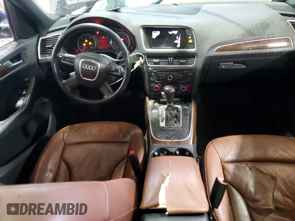 2010 Audi Q5 Premium with VIN WA1CKAFP6AA078600, listed as a Copart auction lot 84750464 with 90,347 mi miles and Salvage title. Bid and sale history available at DreamBid. Image 8.
