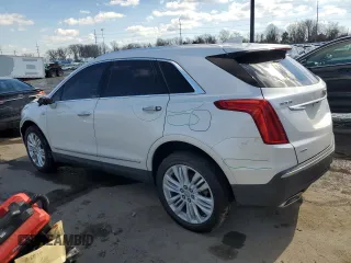 2017 Cadillac XT5 Premium Luxury AWD with VIN 1GYKNERS8HZ140004, listed as a Copart auction lot 46799115 with 197,007 mi miles and Salvage Title. Bid and sale history available at carsss.com. Image 2.