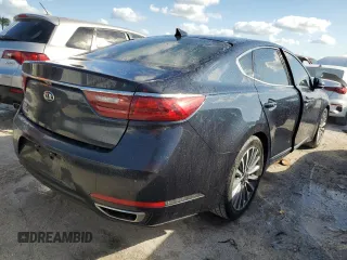 2017 Kia Cadenza Premium with VIN KNALC4J12H5068556, listed as a Copart auction lot 78200354 with 0 mi miles and Salvage Title. Bid and sale history available at carsss.com. Image 3.