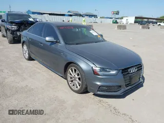 2015 Audi A4 Premium Plus with VIN WAUFFAFL0FN044511, listed as a IAAI auction lot 40490508 with 151,145 mi miles. Bid and sale history available at carsss.com. Image 1.