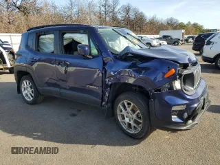 2020 Jeep Renegade Latitude with VIN ZACNJBBB5LPL73219, listed as a Copart auction lot 48596735 with 36,857 mi miles and Salvage Title. Bid and sale history available at carsss.com. Image 4.