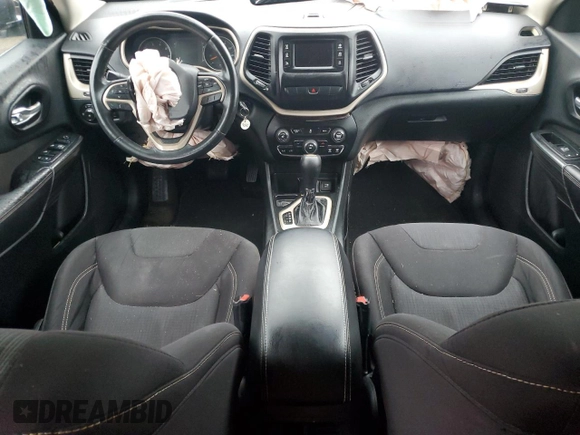2015 Jeep Cherokee Latitude with VIN 1C4PJLCB9FW560566, listed as a Copart auction lot 51741275 with Not Provided miles and Salvage Title. Bid and sale history available at DreamBid. Image 8.