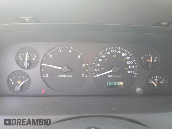 2004 Jeep Grand Cherokee Laredo with VIN 1J4GW48S34C430923, listed as a Copart auction lot 53742105 with 194,372 mi miles and Salvage Title. Bid and sale history available at carsss.com. Image 9.