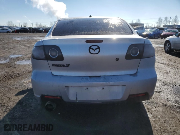 2007 Mazda 3 s Sport with VIN JM1BK323471616395, listed as a Copart auction lot 47838245 with 288,275 mi miles and Salvage Title. Bid and sale history available at carsss.com. Image 6.