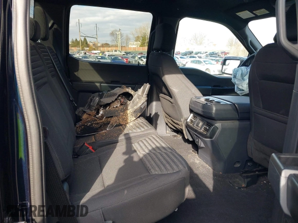 2023 Ford F-150 XL with VIN 1FTFW1E56PKE86556, listed as a IAAI auction lot 41486370 with 1 mi miles. Bid and sale history available at carsss.com. Image 8.