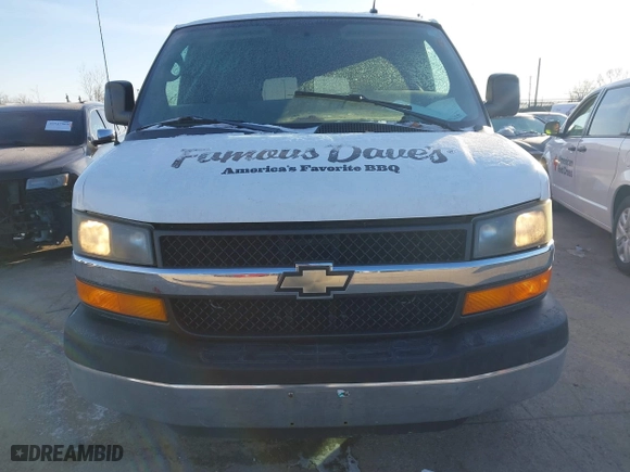 2012 Chevrolet Express Passenger 1LT with VIN 1GAZG1FG9C1139757, listed as a IAAI auction lot 41578074 with 62,563 mi miles. Bid and sale history available at carsss.com. Image 12.