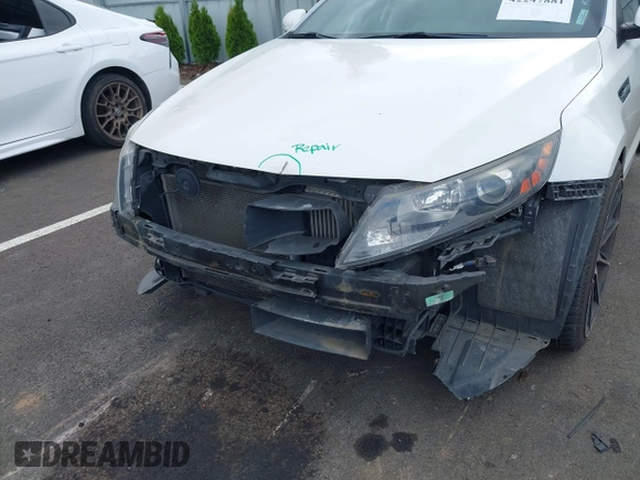 2013 Kia Optima SX with VIN 5XXGR4A63DG192937, listed as a IAAI auction lot 42247881 with 114,837 mi miles and . Bid and sale history available at DreamBid. Image 6.