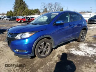 2018 Honda HR-V EX-L Navi with VIN 3CZRU6H75JM722220, listed as a Copart auction lot 88212455 with 96,674 mi miles and Salvage Title. Bid and sale history available at carsss.com. Image 1.