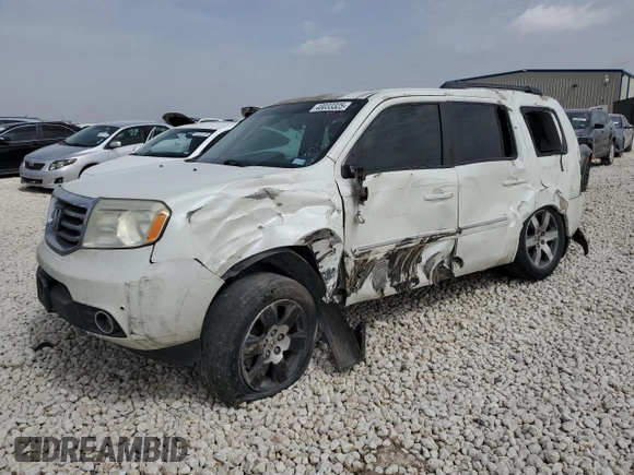 2013 Honda Pilot Touring with VIN 5FNYF3H94DB007174, listed as a Copart auction lot 48033325 with 205,432 mi miles and Salvage Title. Bid and sale history available at DreamBid. Image 1.