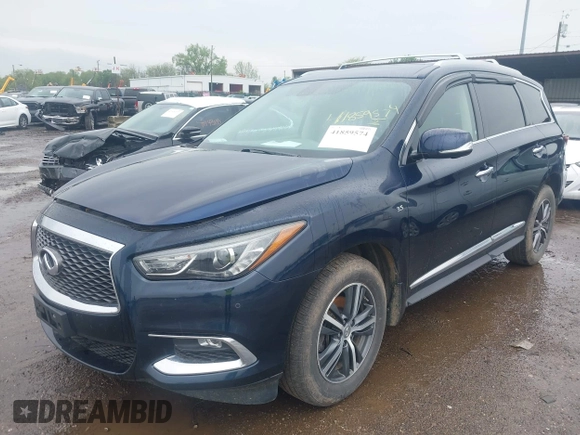 2017 Infiniti QX60 with VIN 5N1DL0MM4HC546246, listed as a IAAI auction lot 41859574 with 129,066 mi miles and . Bid and sale history available at DreamBid. Image 17.