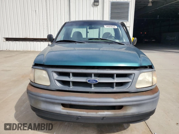 1998 Ford F-150 with VIN 1FTDF1726WNA02621, listed as a Copart auction lot 74929234 with 188,441 mi miles and Salvage title. Bid and sale history available at DreamBid. Image 5.